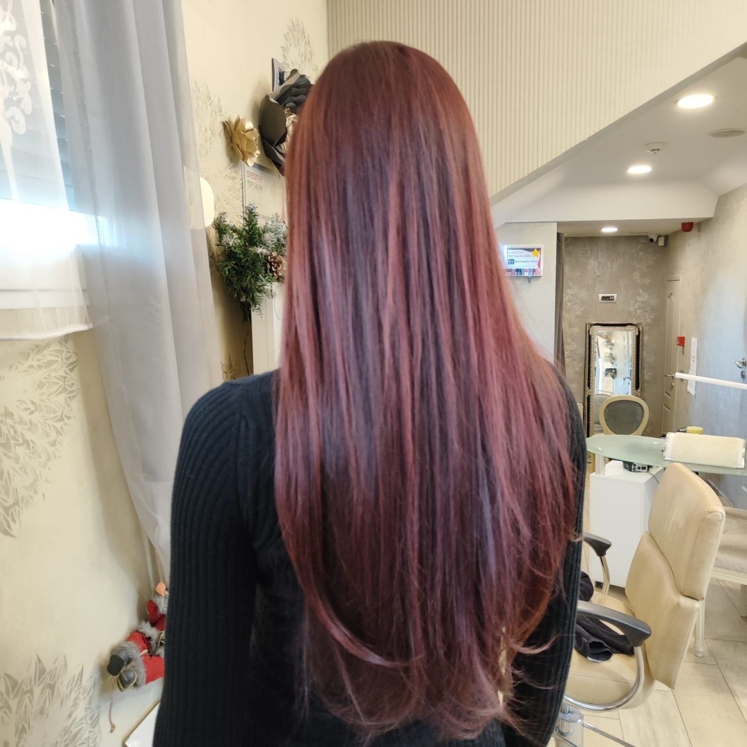 Bibi beauty centar #beograd Nega i ojačavanje kose Botox tretman + feniranje - duga kosa