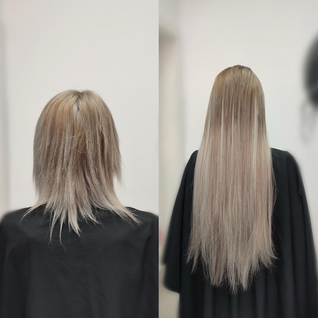 Nadogradnja kose po pramenu - keratin - Infinity Hair, Novi Sad Nadogradnja kose Frizerski saloni i frizeri Nadogradnja kose, Novi Sad, Grbavica, Liman, Adamićevo naselje