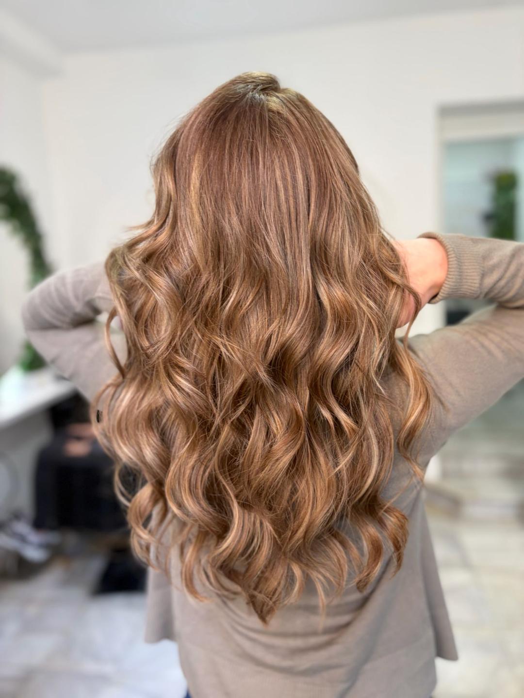 Atelje Glossy Hair #beograd Pramenovi Pramenovi na foliju - duga kosa