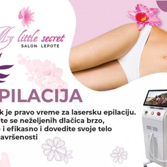 My little secret #beograd Laserska epilacija Laserska epilacija celih nogu