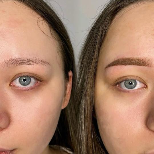 AmiSo Beauty Studio #novisad Trajna šminka Trajna šminka obrva - puder tehnika