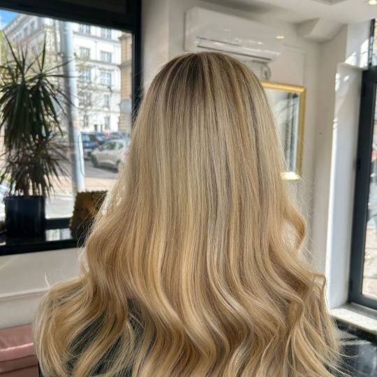 Esthetique Privé #beograd Pramenovi Pramenovi na foliju +Preliv + Feniranje +Šišanje +Black Cavia