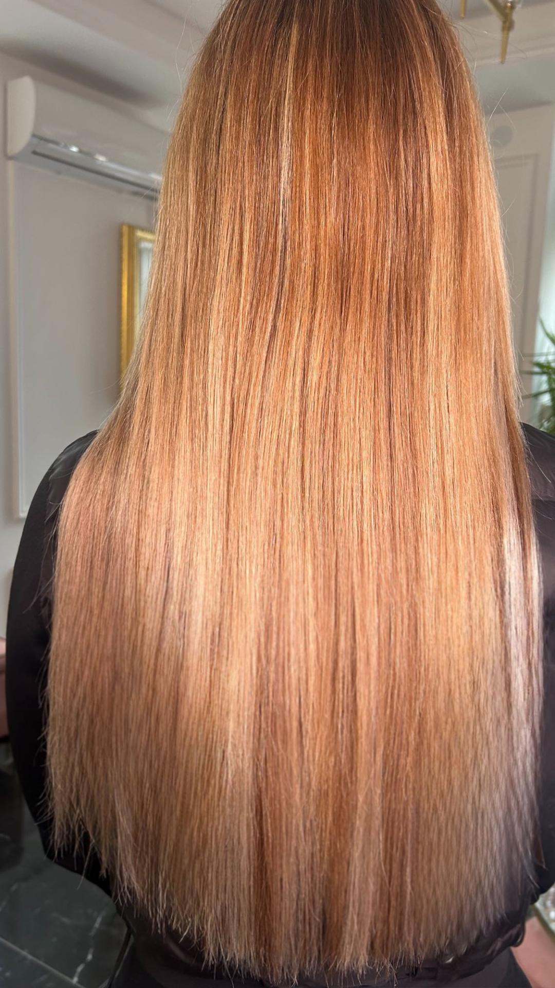 Nadogradnja kose po pramenu - 70cm - Esthetique Privé, Beograd Nadogradnja kose Frizerski saloni i frizeri Nadogradnja kose, Beograd, Centar, Stari grad, Dorćol