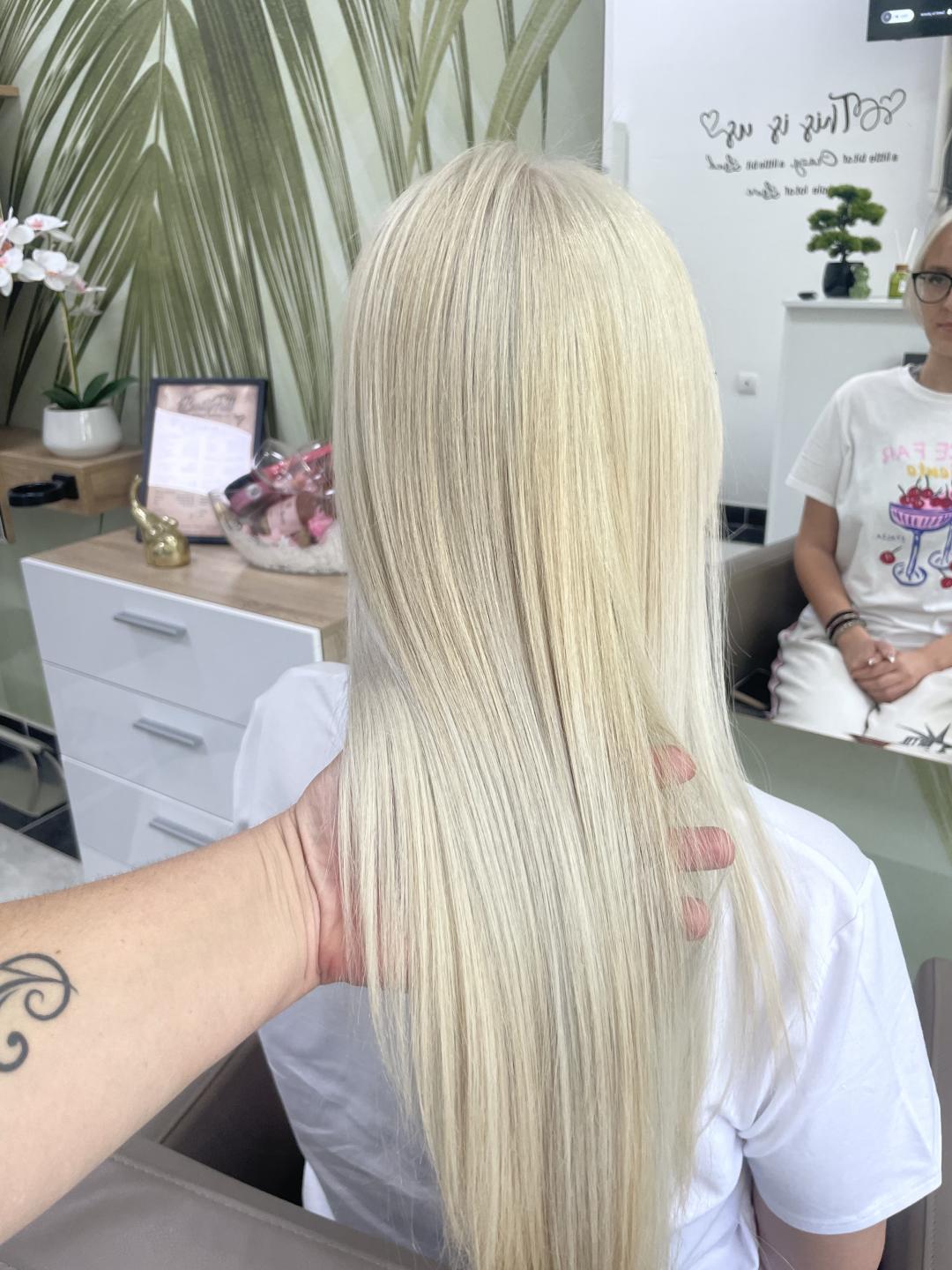 Farbanje cele dužine - duga kosa - BeautyFull Studio Lepote, Novi Sad Farbanje kose Frizerski saloni Farbanje kose, Novi Sad, Grbavica, Liman, Adamićevo naselje