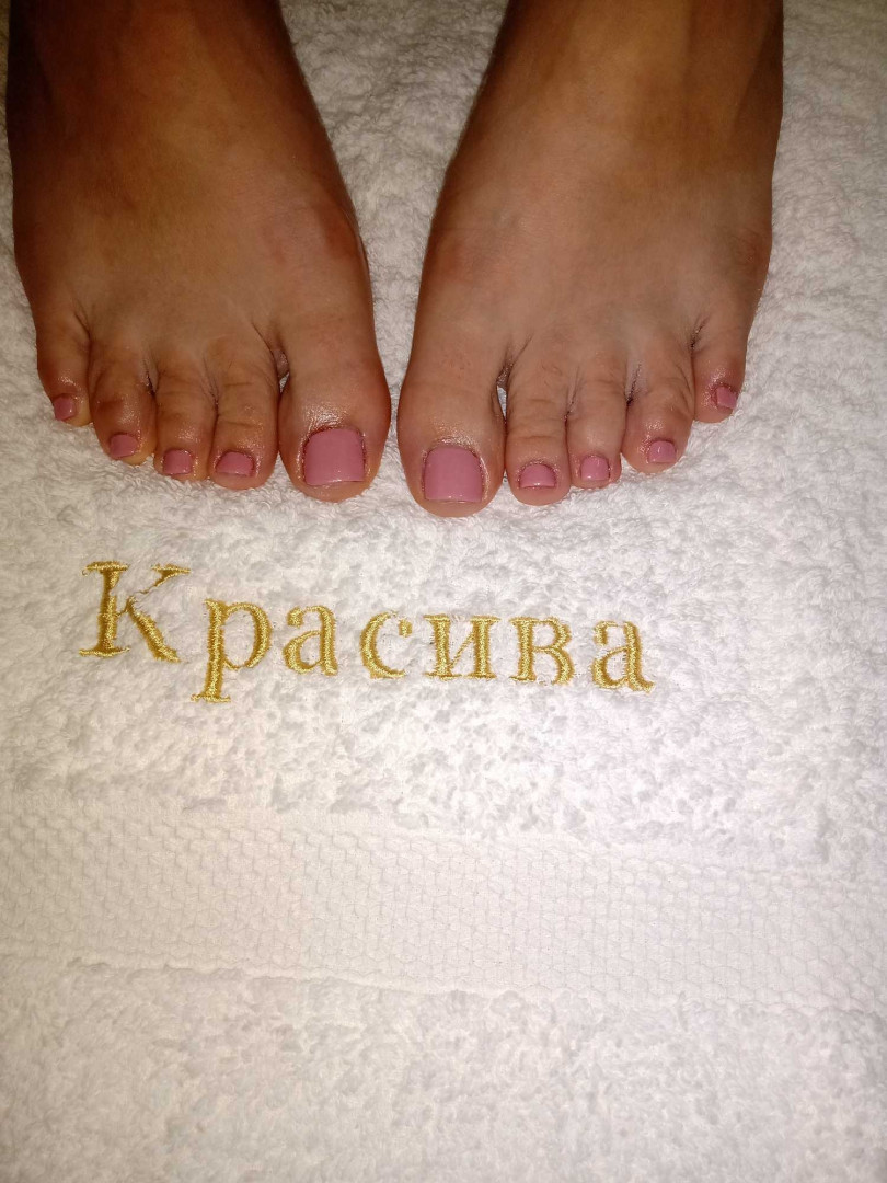 Estetski pedikir + gel lak( boja, french) - Krasiva, Beograd Estetski pedikir Nokti Estetski pedikir, Beograd, Novi Beograd Ušće, Sava Centar