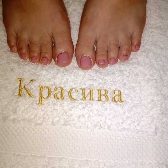 Krasiva #beograd Estetski pedikir Estetski pedikir + gel lak( boja, french)