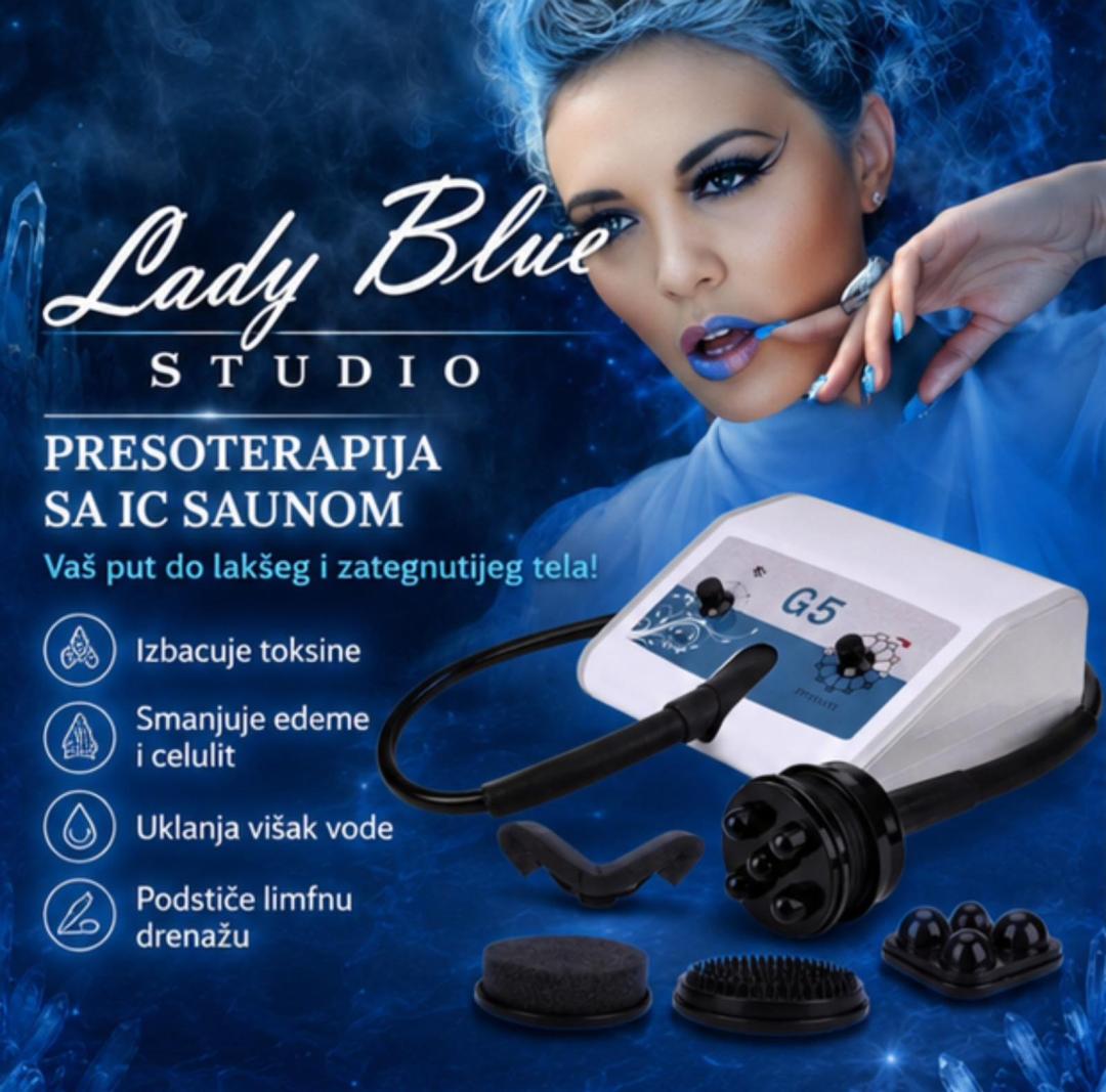 Lady blue #leskovac Tretmani tela Presoterapija + sauna