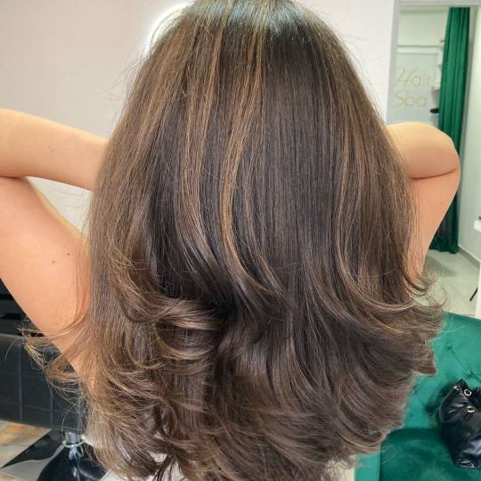 Atelje Glossy Hair #beograd Pramenovi Pramenovi na foliju - duga kosa