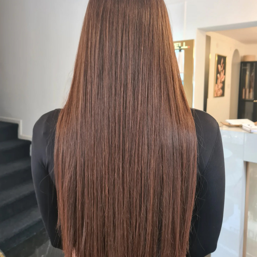 Esthetique Privé #beograd Nadogradnja kose Nadogradnja kose po pramenu - 80cm