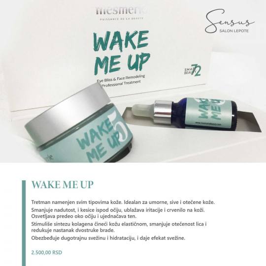 Sensus #beograd Tretman lica Wake me Up tretman lica