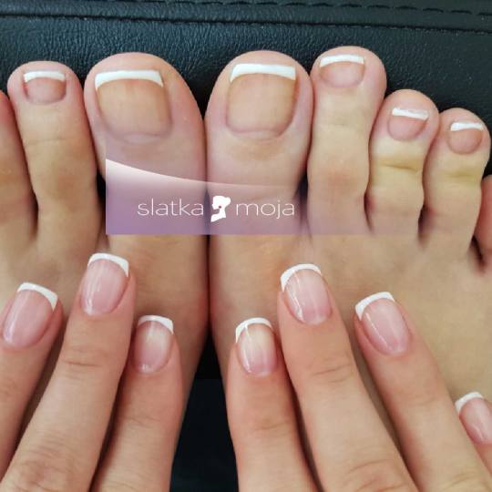 Slatka moja #beograd Gel lak Gel lak + french - ruke i gel lak stopala