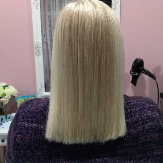 Express Beauty #beograd Nega i ojačavanje kose Keratinsko ispravljanje kose Alfaparf - kosa srednje