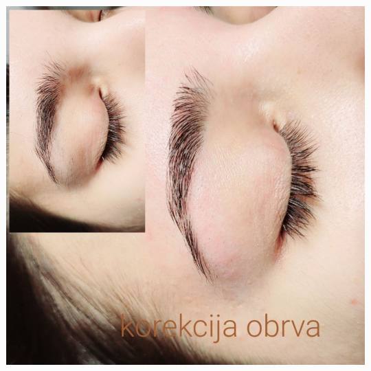 Nevena beauty centar #beograd Obrve Korekcija obrva voskom/pincetom - za dame