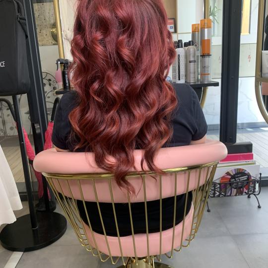 Beauty Industry Women #beograd Farbanje kose Farbanje cele dužine - duga kosa Red hair❤️ stepen