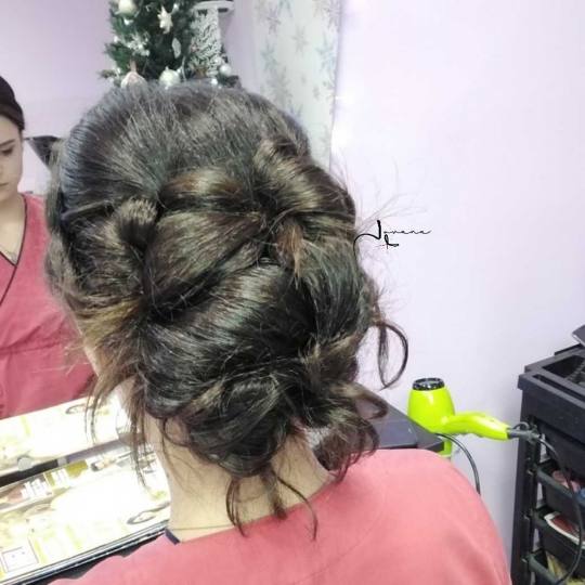 Jovana + #beograd Svečane i frizure za svadbu Svečana frizura - duga kosa