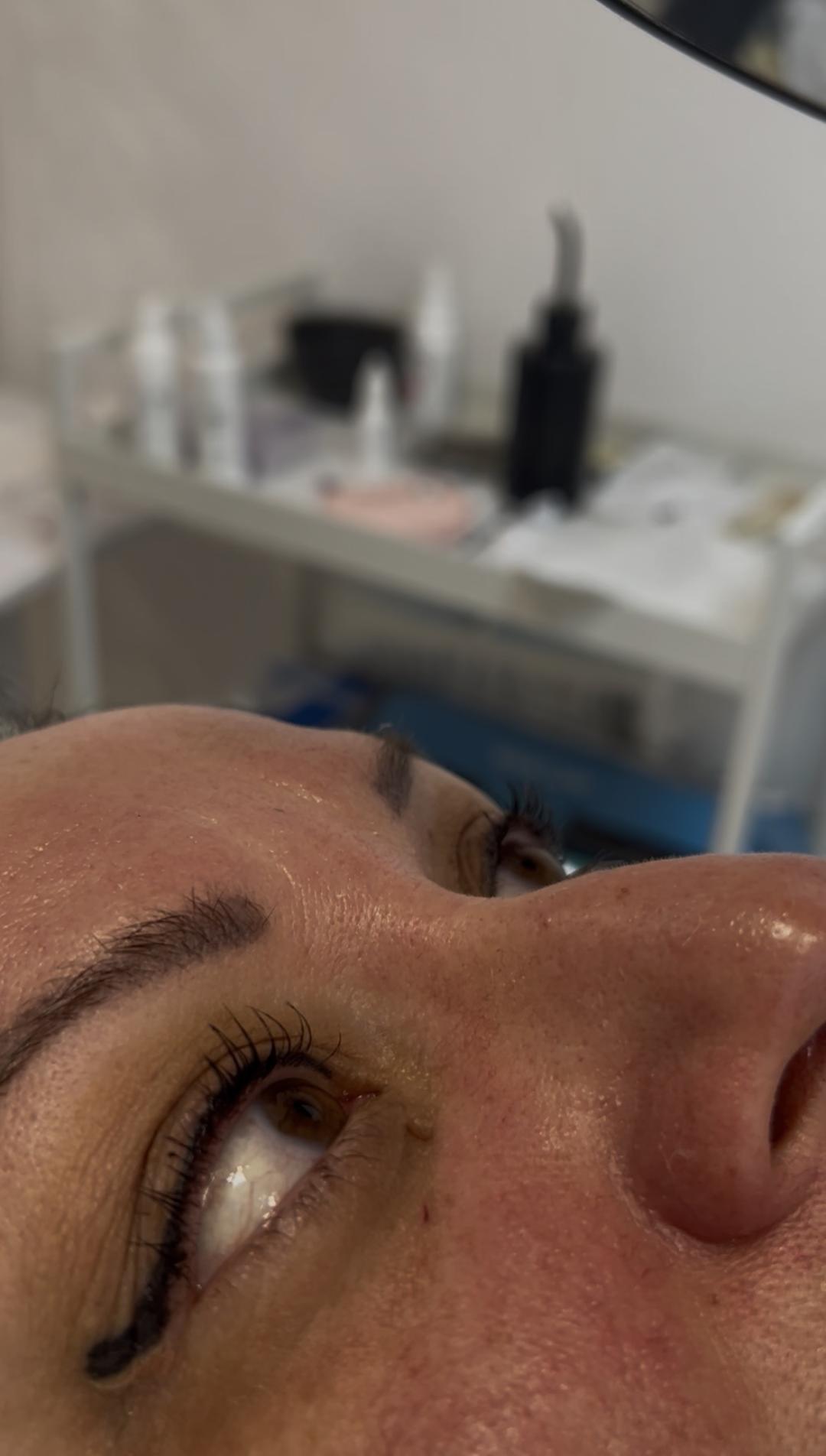 Sandra estetik studio #beograd Trepavice Lash lift + farbanje trepavica + botox