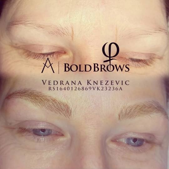 Šmizle #vrbas Trajna šminka Microblading obrva