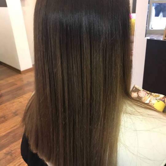 Hair Solutions #beograd Ombre, sombre, balayage Balayage / ombre + preliv - kosa srednje dužine