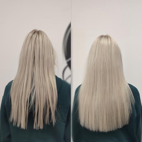 Infinity Hair #novisad Nega i ojačavanje kose Molecular repair tretman (bez feniranja) - extra duga