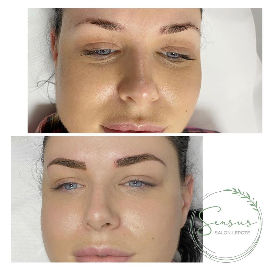 Sensus Zemun #beograd Trajna šminka Microblading obrva