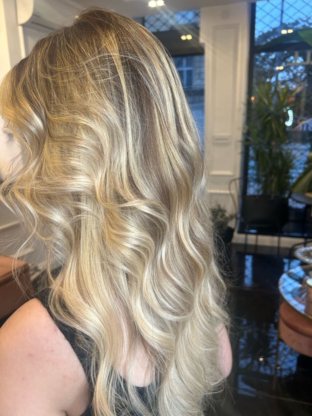 Esthetique Privé #beograd Pramenovi GOLDWELL Pramenovi + preliv + feniranje - duga kosa