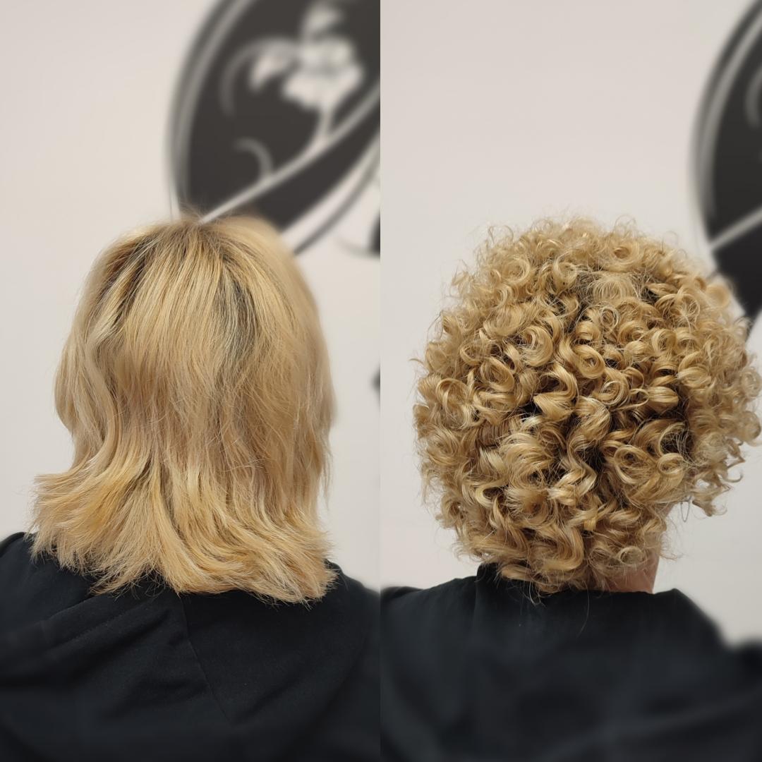 Afro lokne - kosa srednje dužine (do ramena) - Infinity Hair, Novi Sad Uvijanje, lokne i talasi Frizerski saloni Uvijanje, lokne i talasi, Novi Sad, Grbavica, Liman, Adamićevo