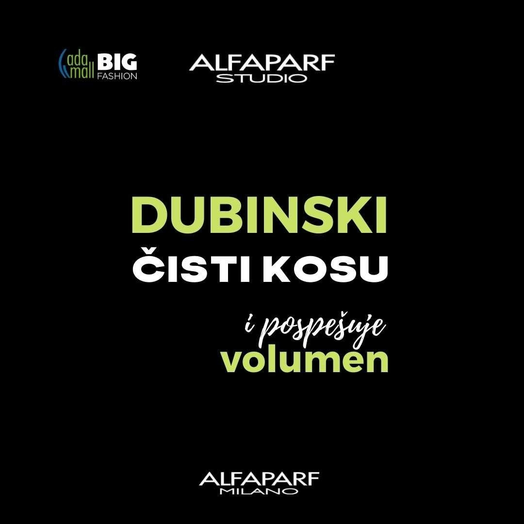 Alfaparf Studio #beograd Nega i ojačavanje kose Ampula Semi di Lino za negu kose + dubinsko pranje kose glinom