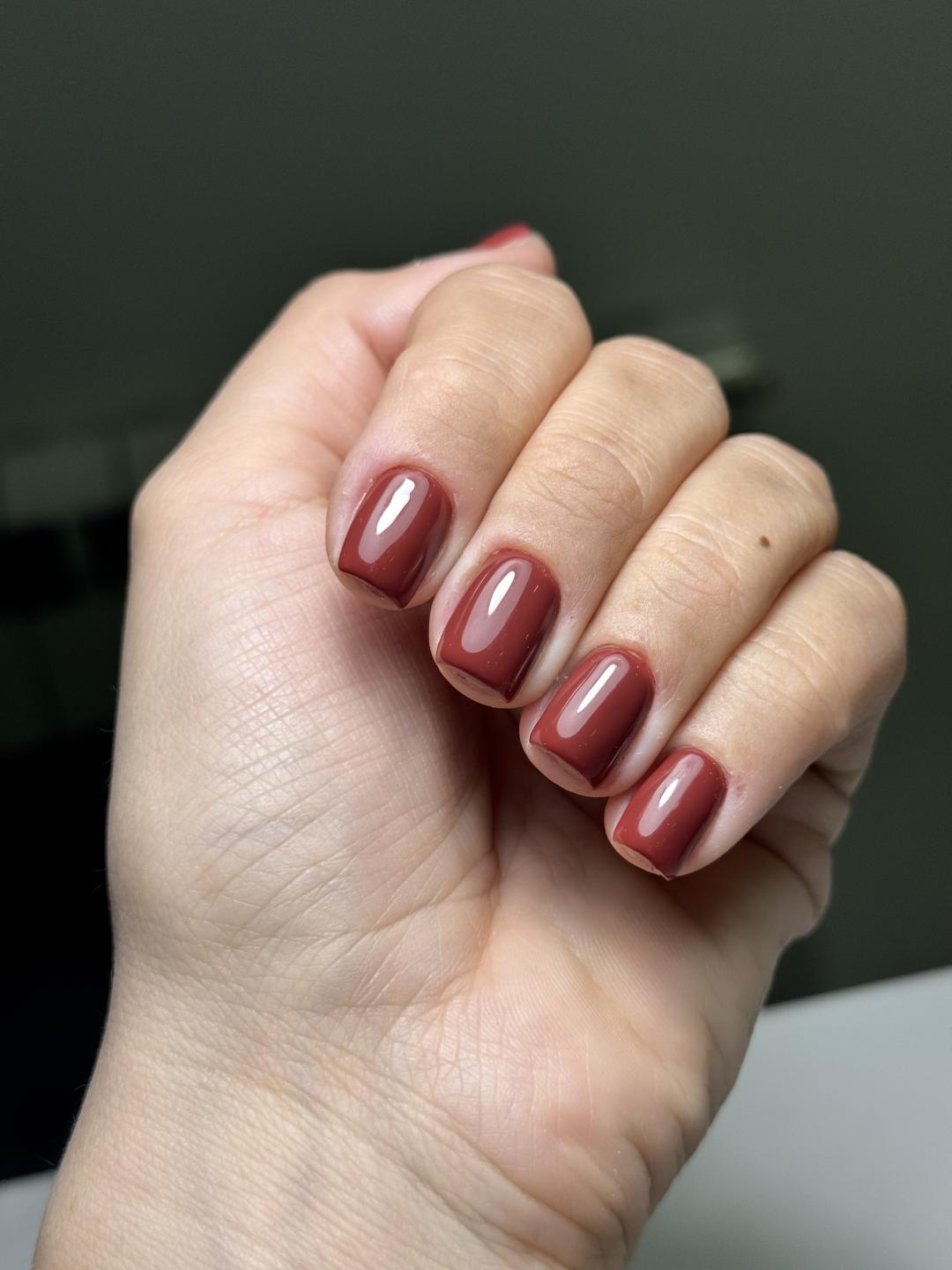 Studio Kristina Jovanović #beograd Manikir Manikir + ojačavanje noktiju rubber bazom - S dužina