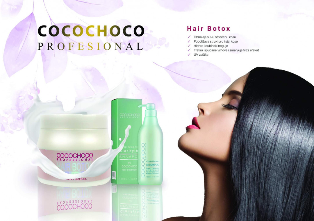 Cocochoco botox - San-A89, Novi Sad Nega i ojačavanje kose Frizerski saloni Nega i ojačavanje kose, Novi Sad, Sajmište, Detelinara, Banatić