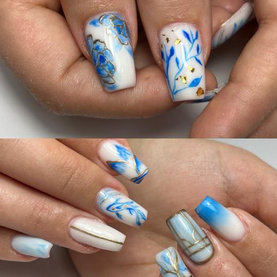 Princess beauty salon #nis Izlivanje noktiju Izlivanje noktiju gelom - M dužina