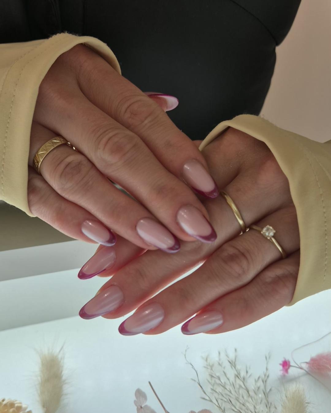 Auréa manucure #novisad Nadogradnja noktiju Nadogradnja noktiju dual tipsama - M dužina