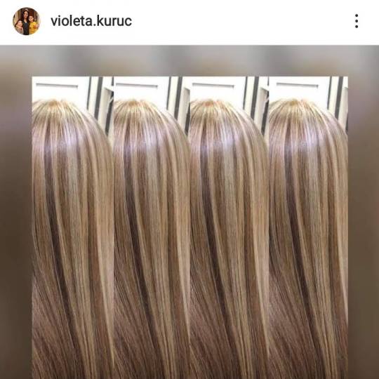 Dodir Lepote #novisad Pramenovi Pramenovi na foliju + preliv + šišanje + feniranje - duga kosa Pra