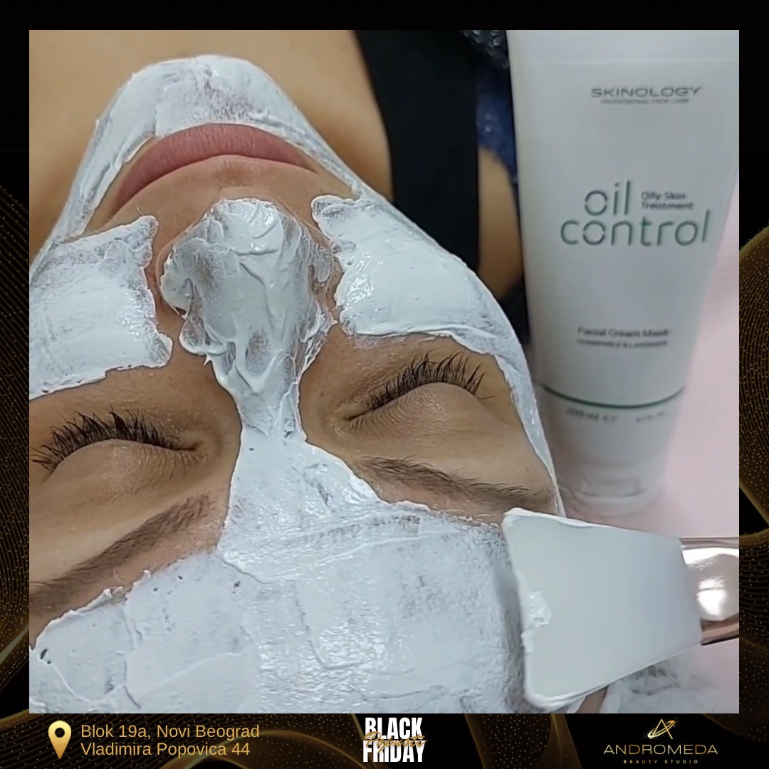 Andromeda Beauty Studio #beograd Tretman lica Maderoterapija lica + piling + maska