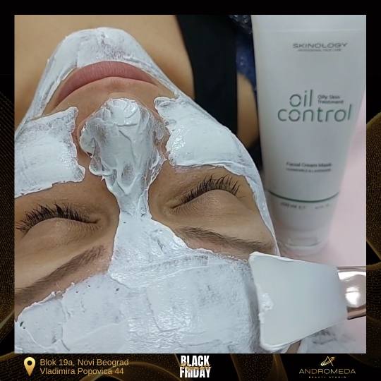Andromeda Beauty Studio #beograd Tretman lica Maderoterapija lica + piling + maska