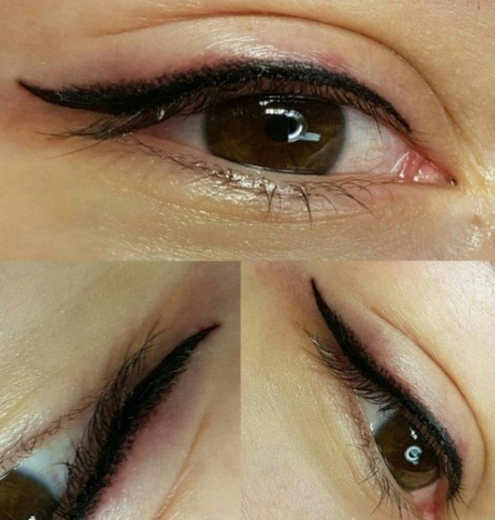 Ksenija Estetik Centar #nis Make-up / šminkanje Trajna šminka kapaka - eyeliner  + korekcija do 3 meseca