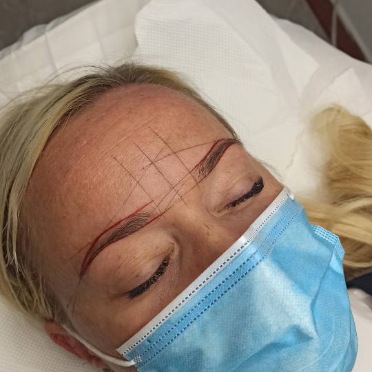 Nega i lepota NS 1 #novisad Trajna šminka Puder obrve Pre samog početka rada, crtamo skicu u sklad