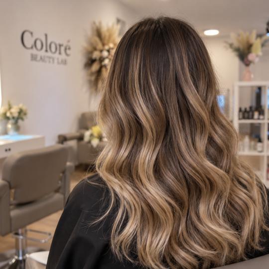 Colore beauty Lab #beograd Pramenovi Korekcija pramenova Korekcija pramenova — rezultat sa dubinom