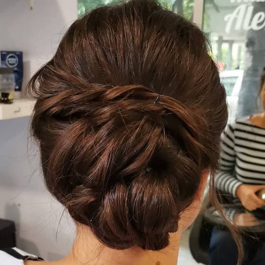 Hair Studio Alex #beograd Svečane i frizure za svadbu Svečana frizura - složena