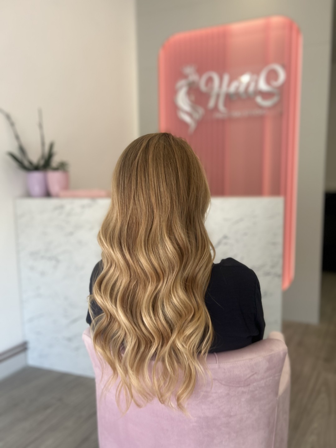 HeliS #beograd Pramenovi Pramenovi na foliju / Balayage + preliv + feniranje - duga kosa