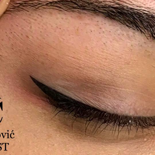 Aurora Beauty Studio #beograd Trajna šminka Trajna šminka - ajlajner