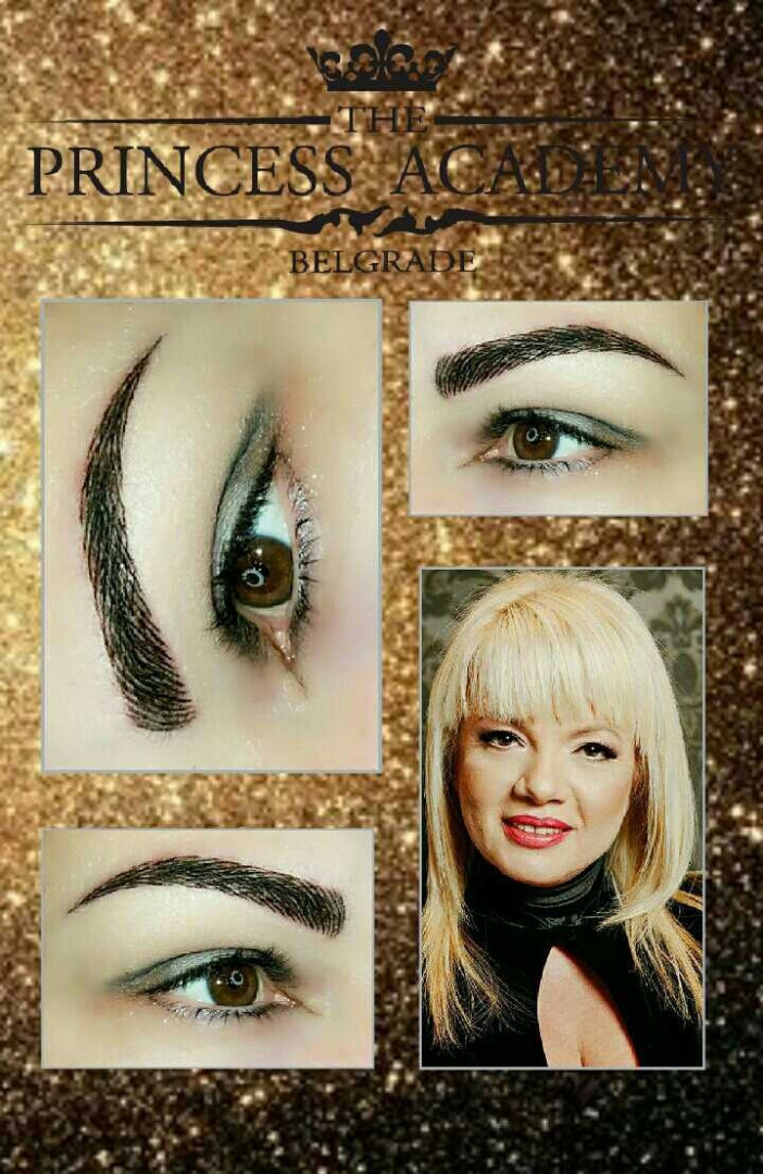 The Princess Academy #beograd Trajna šminka Puder obrve