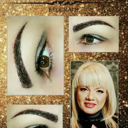 The Princess Academy #beograd Trajna šminka Puder obrve