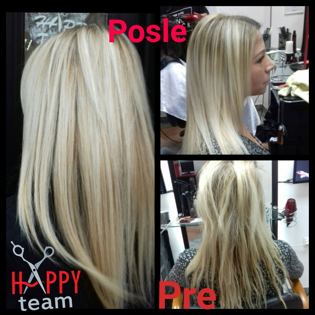 Happy team #beograd Ispravljanje kose Ispravljanje kose brazilskim keratinom - tanka duga kosa