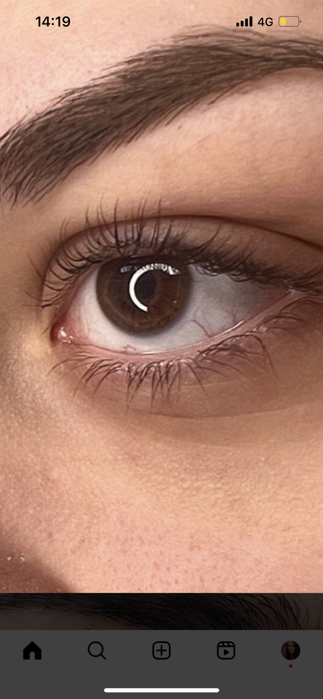 Kod Mačeta #beograd Trepavice Lash lift plus keratin plus farbanje ️