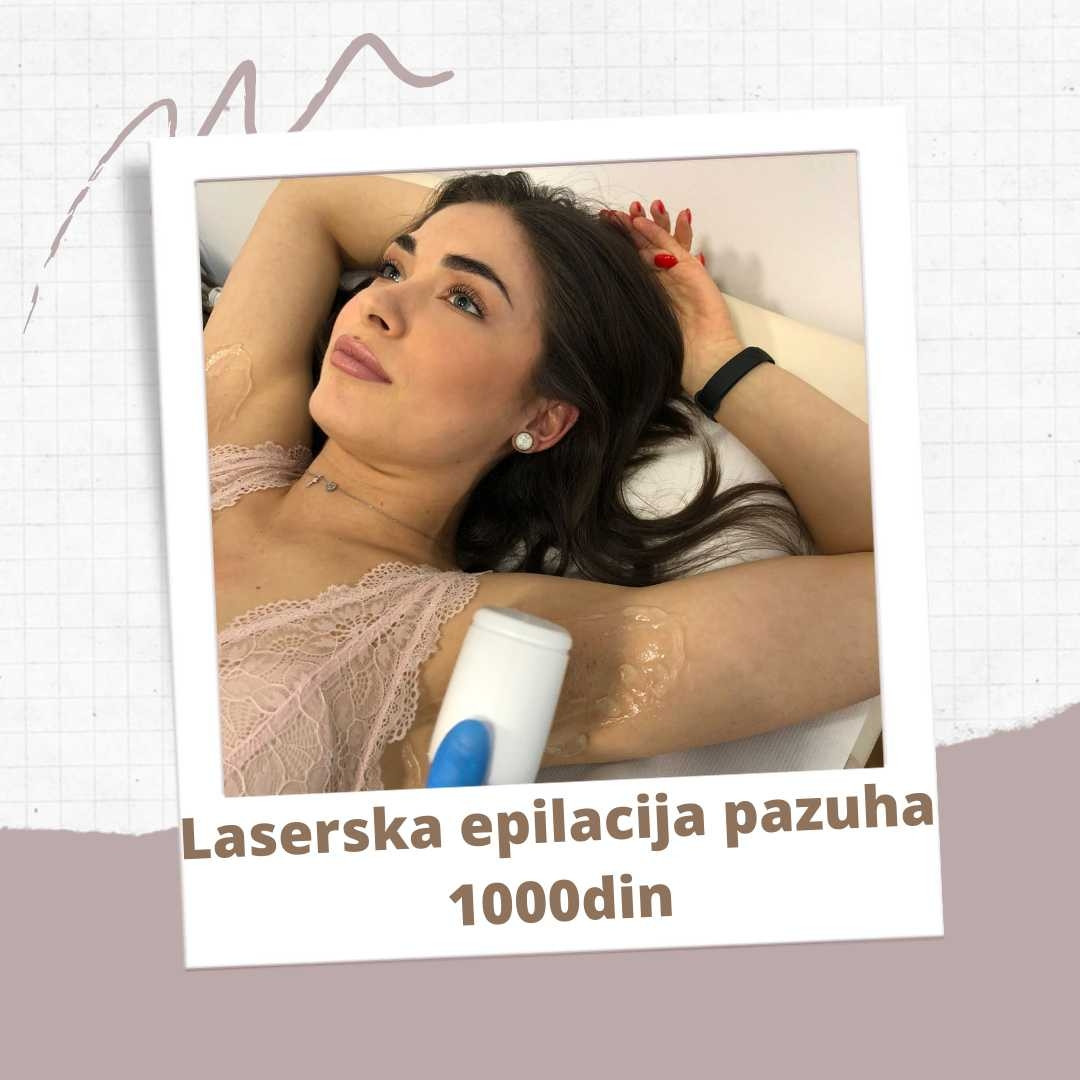 D&D Beauty Center #beograd Laserska epilacija Laserska epilacija pazuha - za dame