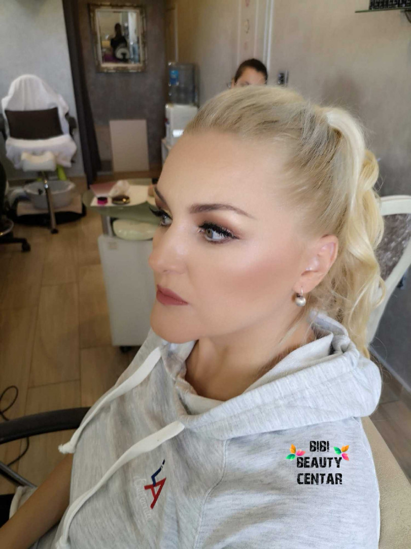 Bibi beauty centar #beograd Make-up / šminkanje Profesionalno šminkanje + veštačke trepavice