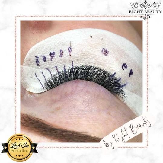 Right Beauty #beograd Nadogradnja trepavica Nadogradnja trepavica - ruski volumen 5D - 8D