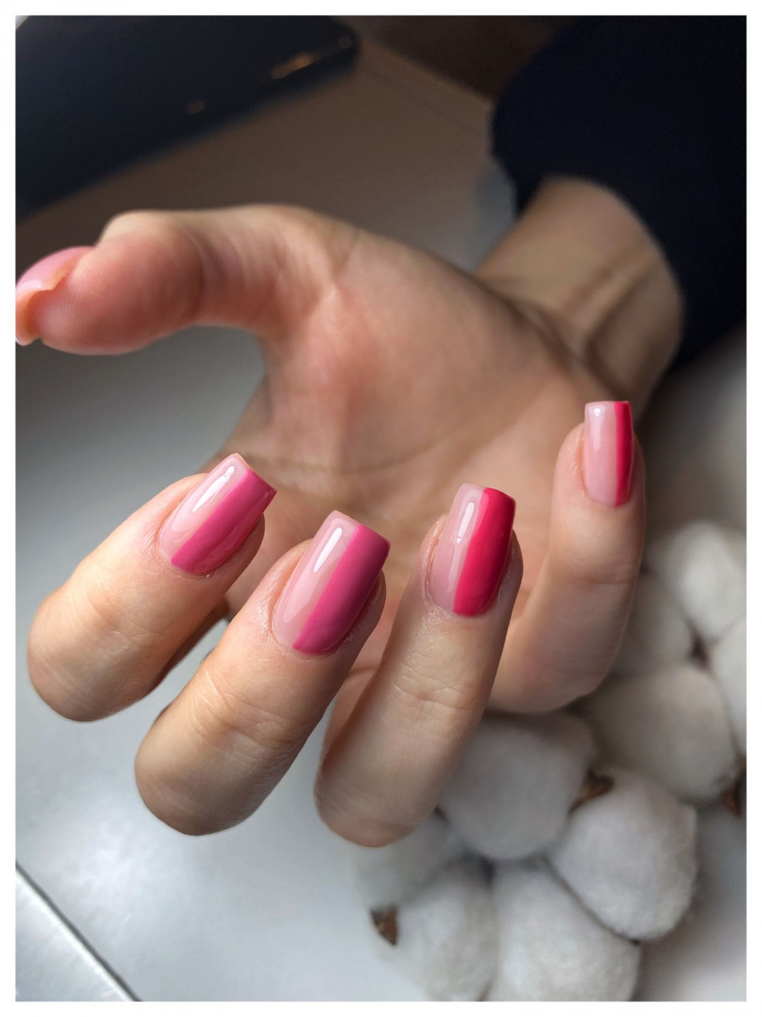 Monami beauty #beograd Ojačavanje noktiju Korekcija ojačavanja noktiju M - dužina