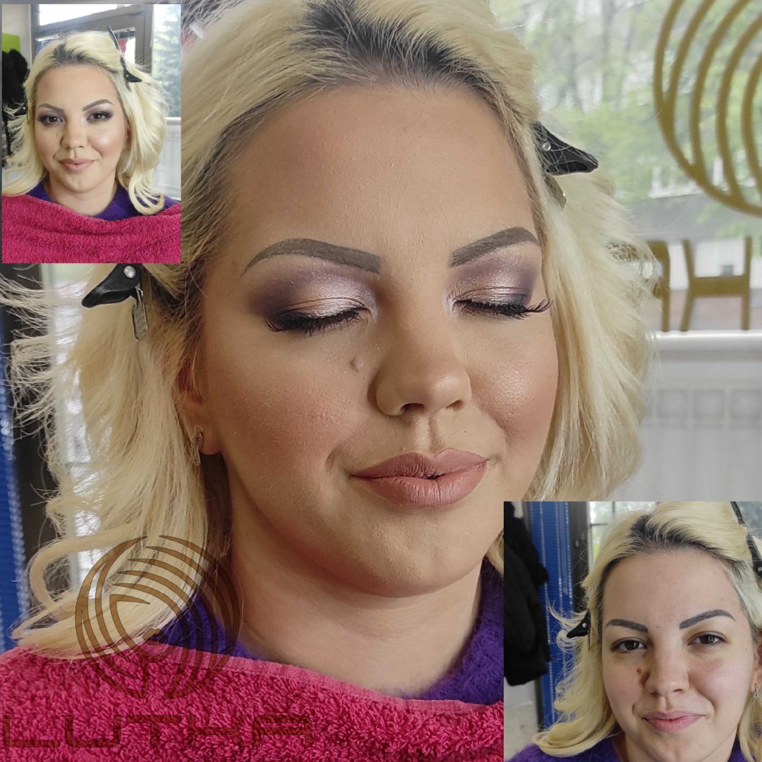 Lutka #beograd Make-up / šminkanje Profesionalno šminkanje + veštačke trepavice