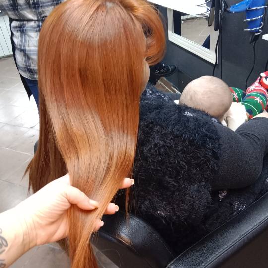 Natali 19 #beograd Farbanje kose Farbanje cele dužine + feniranje - ekstra duga kosa
